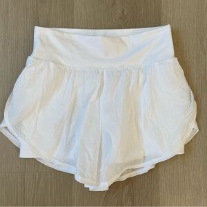 All in Motion Women's White Skort Medium Tennis Pickleball Pockets Skirt Light